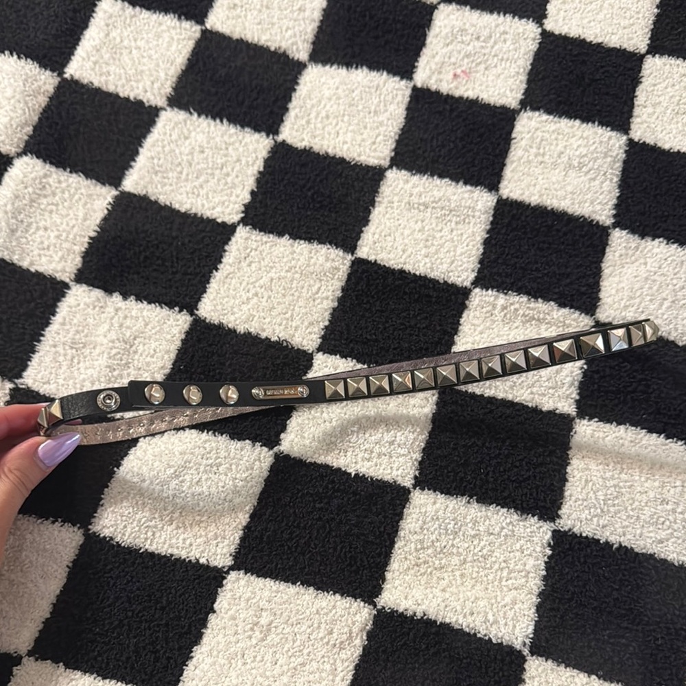 Studded Black Belt